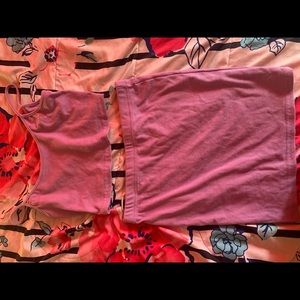 Purple mini skirt set (tried on but never worn)